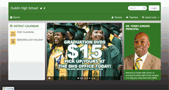 Desktop Screenshot of dhs.dublincityschools.us