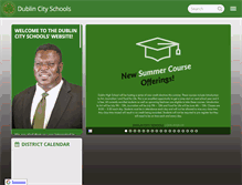 Tablet Screenshot of dublincityschools.us